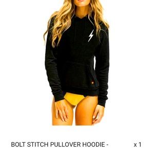 Aviator Nation Bolt Stitch Pullover Hoodie